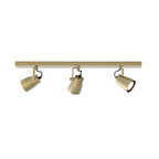1487007 Juno 3 Light Spotlight Matt Brushed Brass