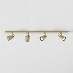 1487008 Juno 4 Light Spotlight Matt Brushed Brass