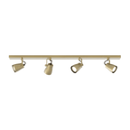 1487008 Juno 4 Light Spotlight Matt Brushed Brass