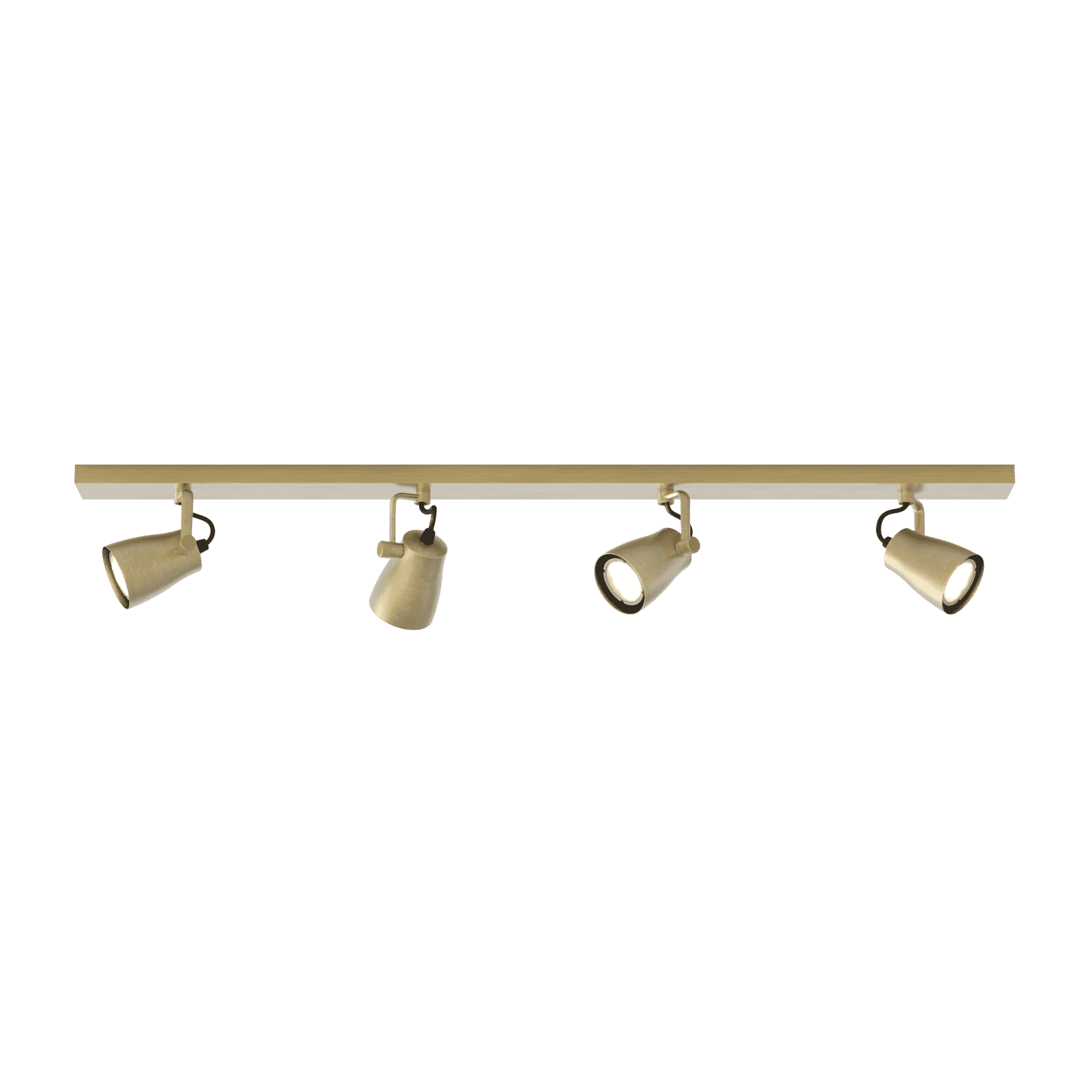1487008 Juno 4 Light Spotlight Matt Brushed Brass