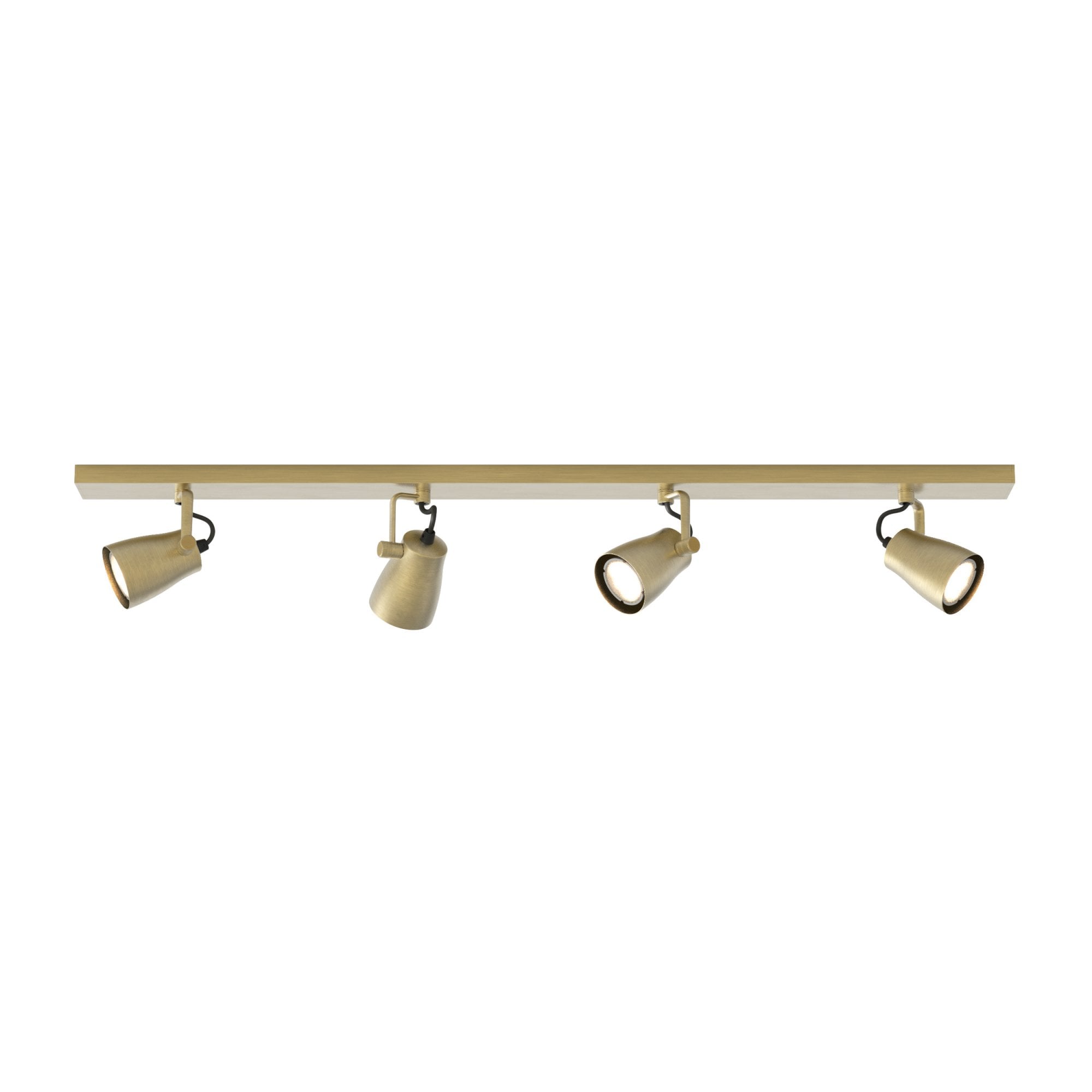 1487008 Juno 4 Light Spotlight Matt Brushed Brass