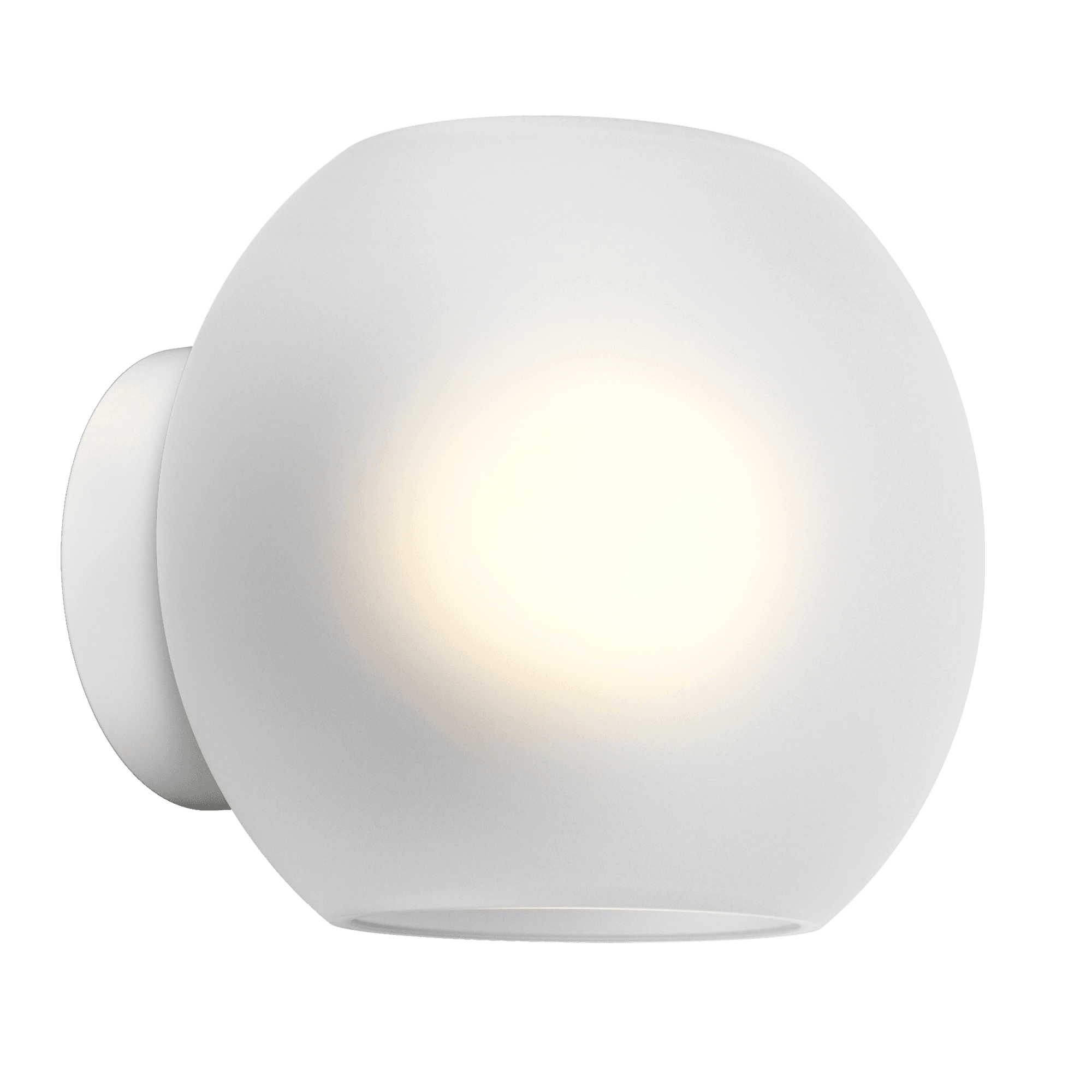 1489001 Luna 1 Light Wall Light Matt White