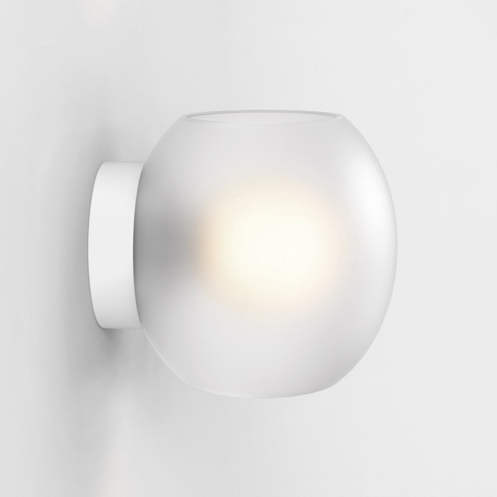 1489001 Luna 1 Light Wall Light Matt White