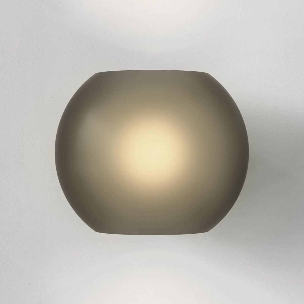 1489002 Luna 1 Light Wall Light Matt Black (S)