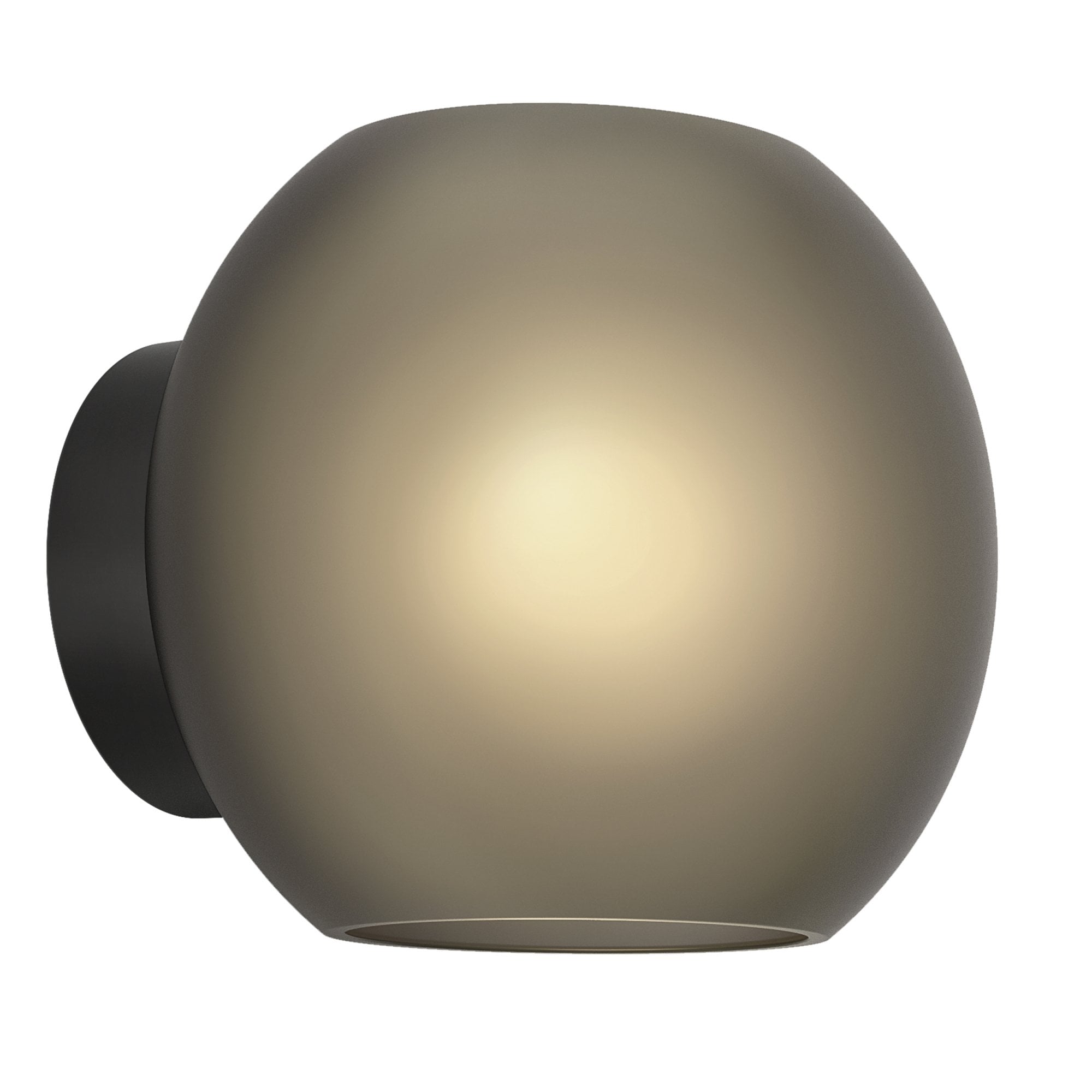 1489002 Luna 1 Light Wall Light Matt Black (S)