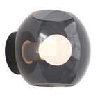 1489005 Luna 1 Light Wall Light Matt Black