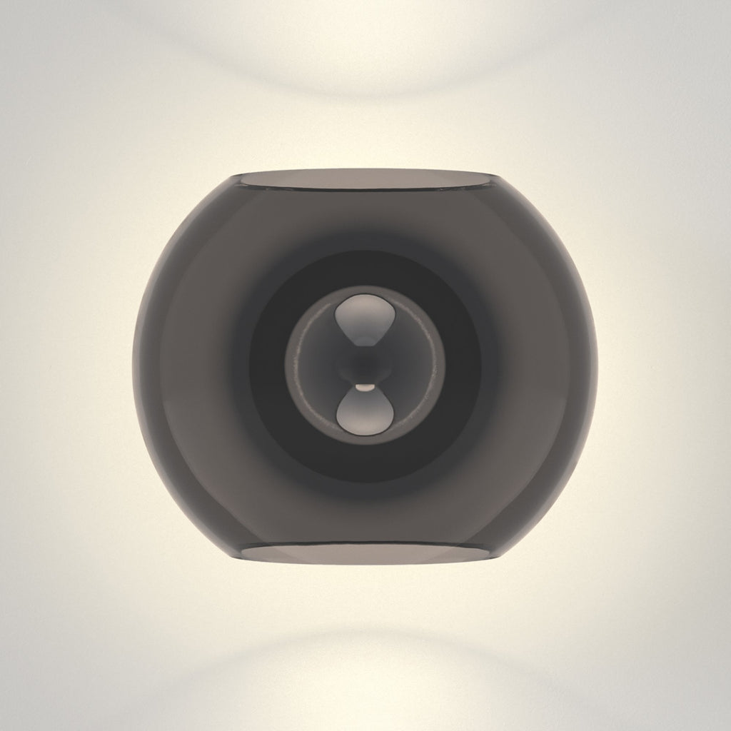 1489005 Luna 1 Light Wall Light Matt Black
