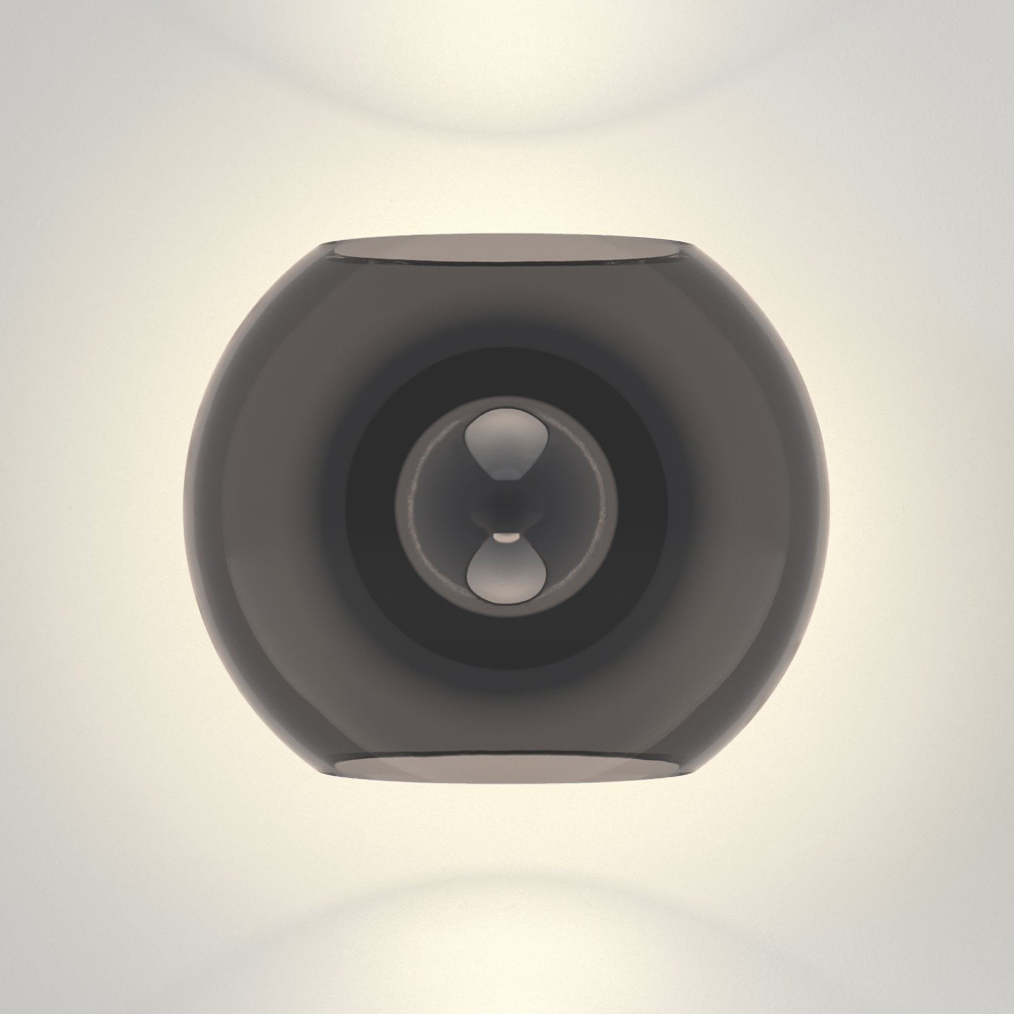 1489005 Luna 1 Light Wall Light Matt Black