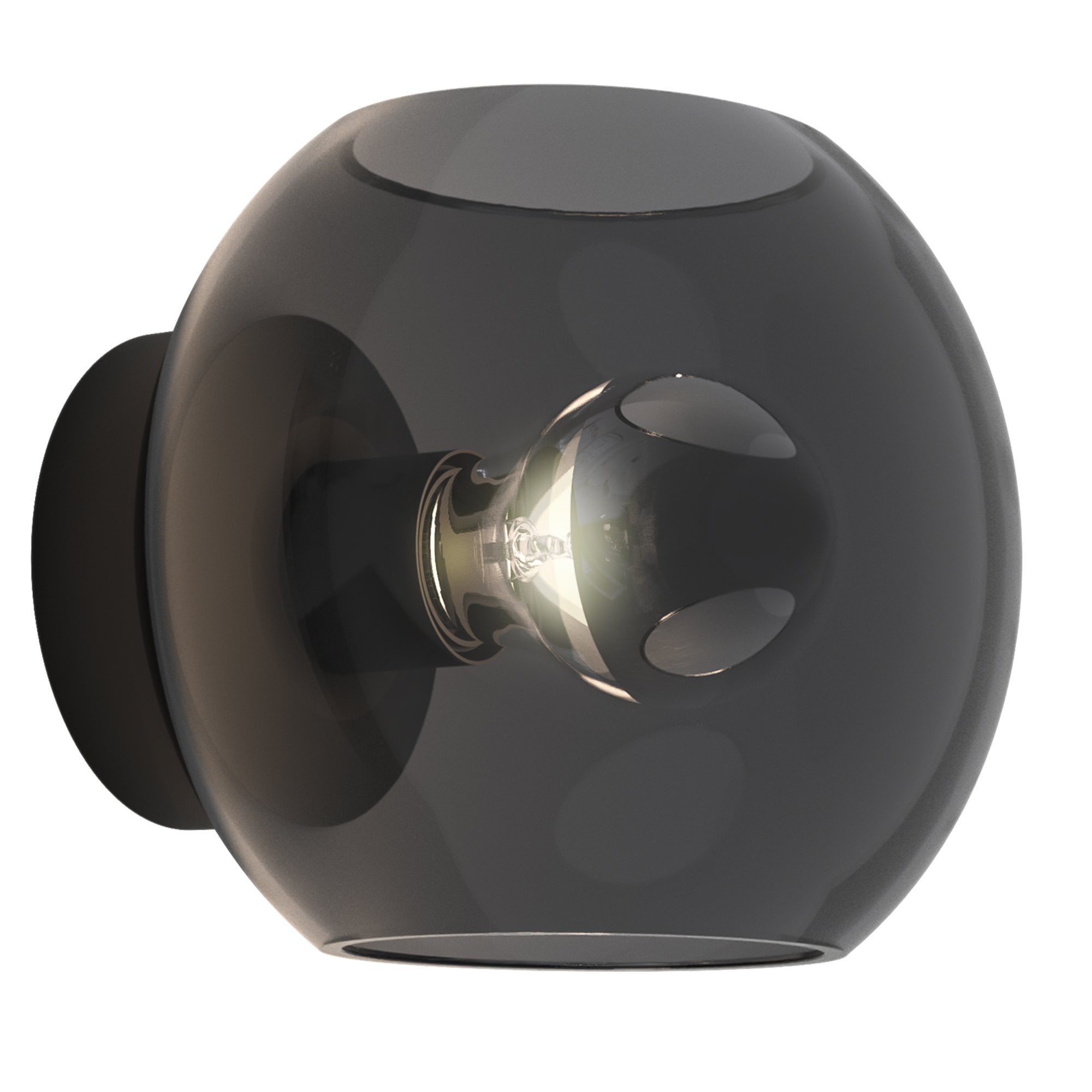 1489005 Luna 1 Light Wall Light Matt Black