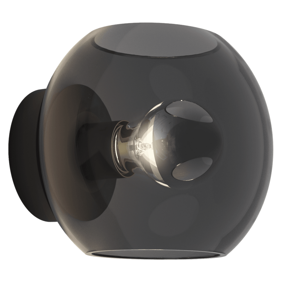 1489005 Luna 1 Light Wall Light Matt Black
