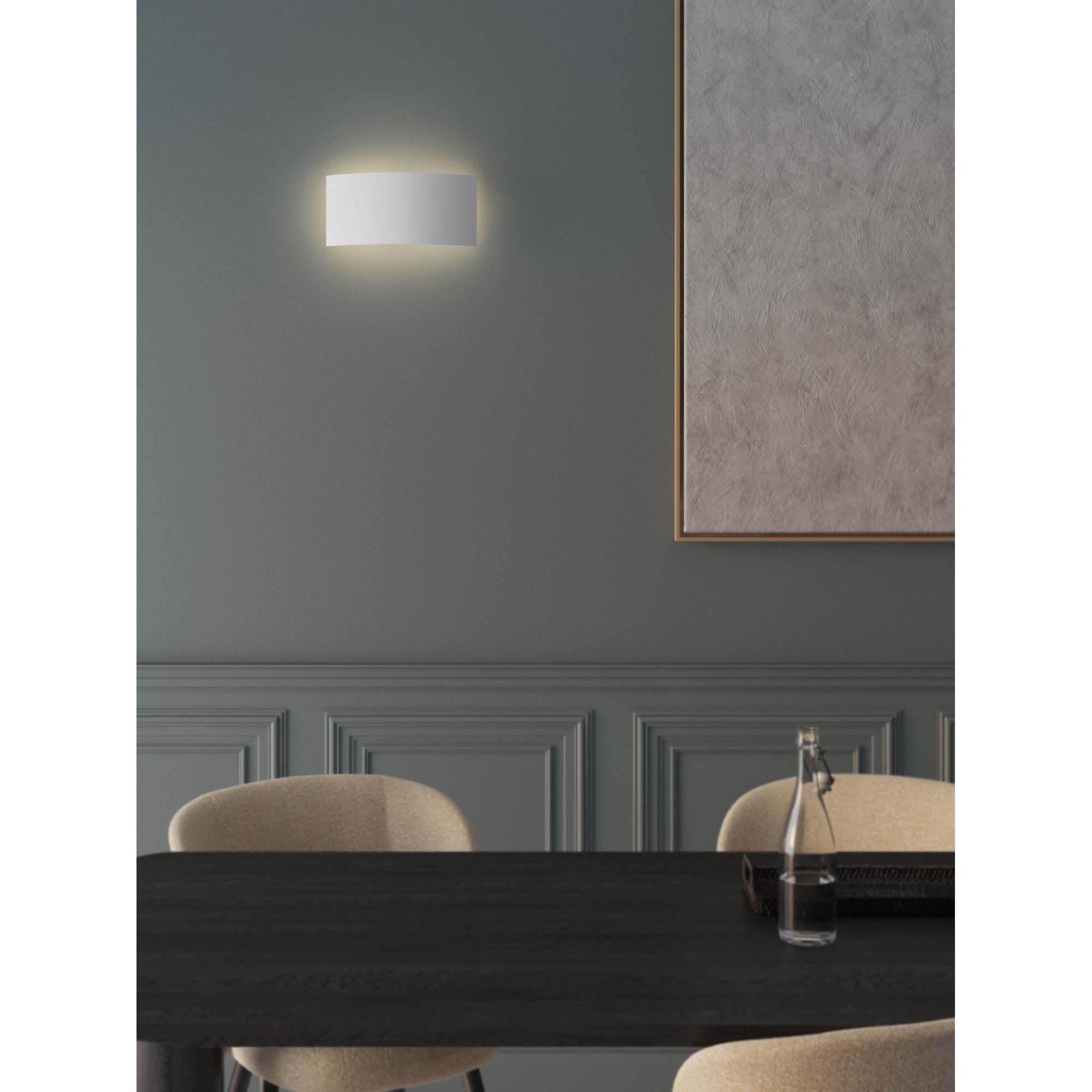 1490002 Comino 2 Light Wall Light Plaster