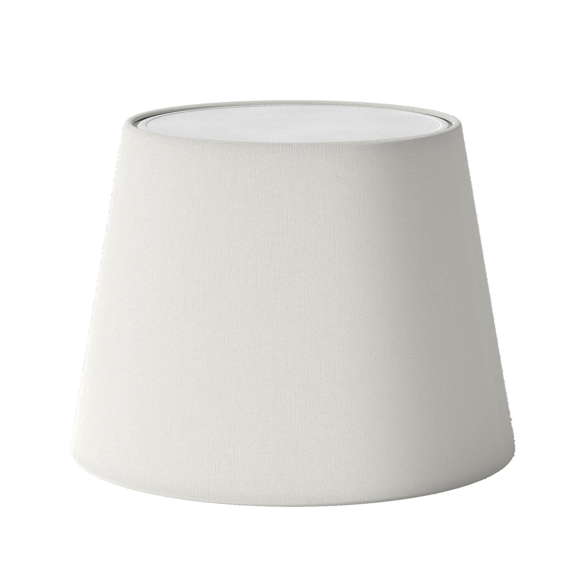 5047002 French Drum 220 Shade White Fabric (2 Pack)