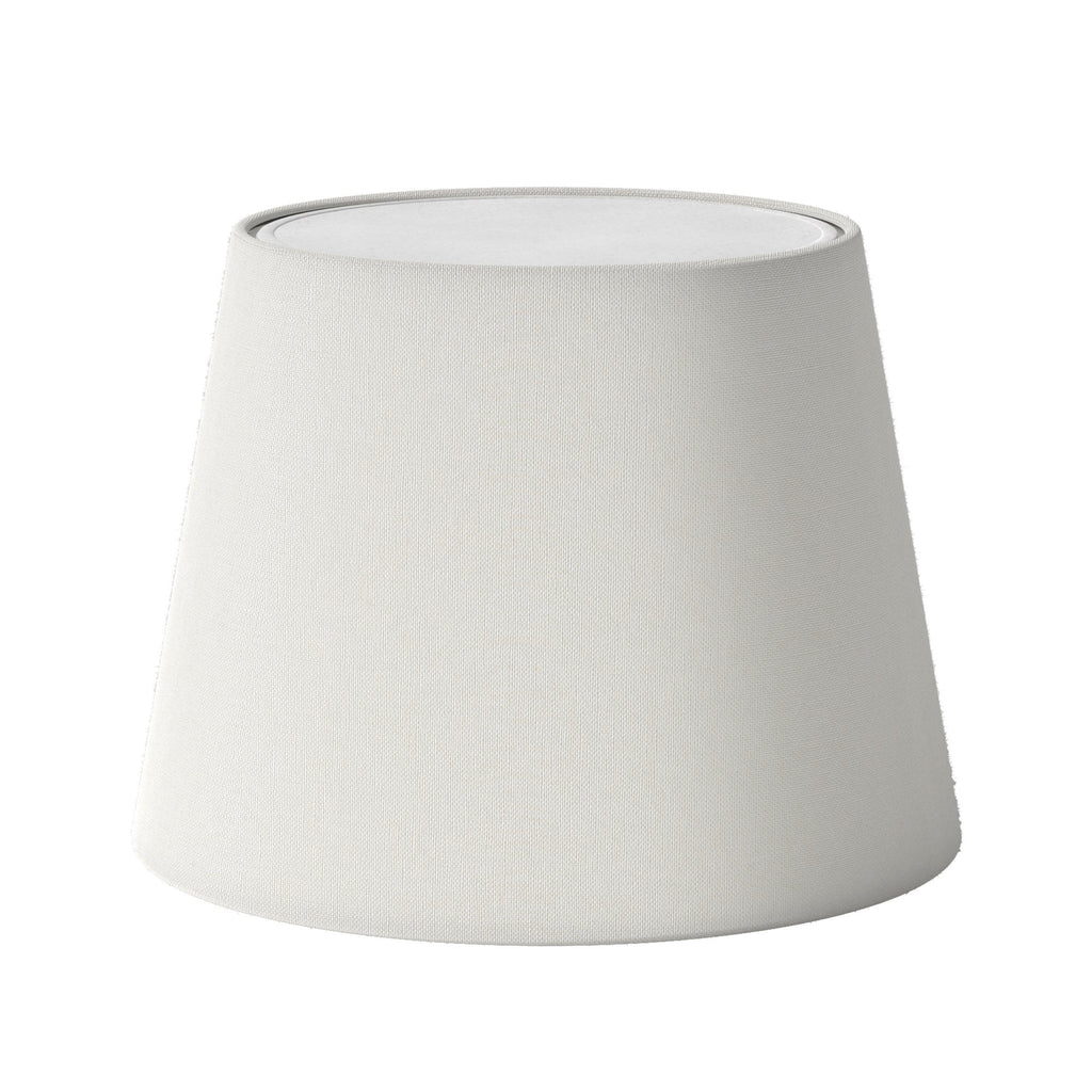 5047002 French Drum 220 Shade White Fabric (2 Pack)