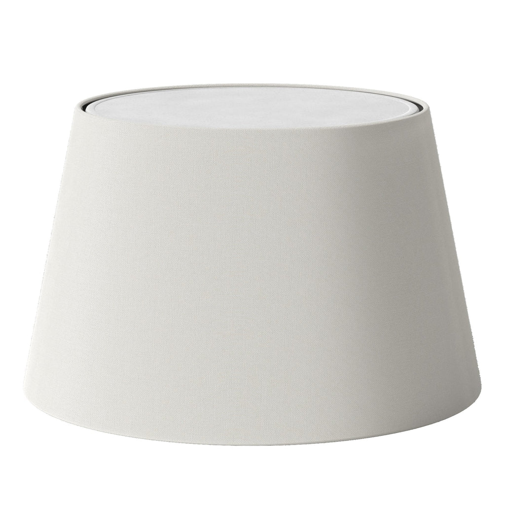 5047004 French Drum 330 Shade White Fabric (2 Pack)