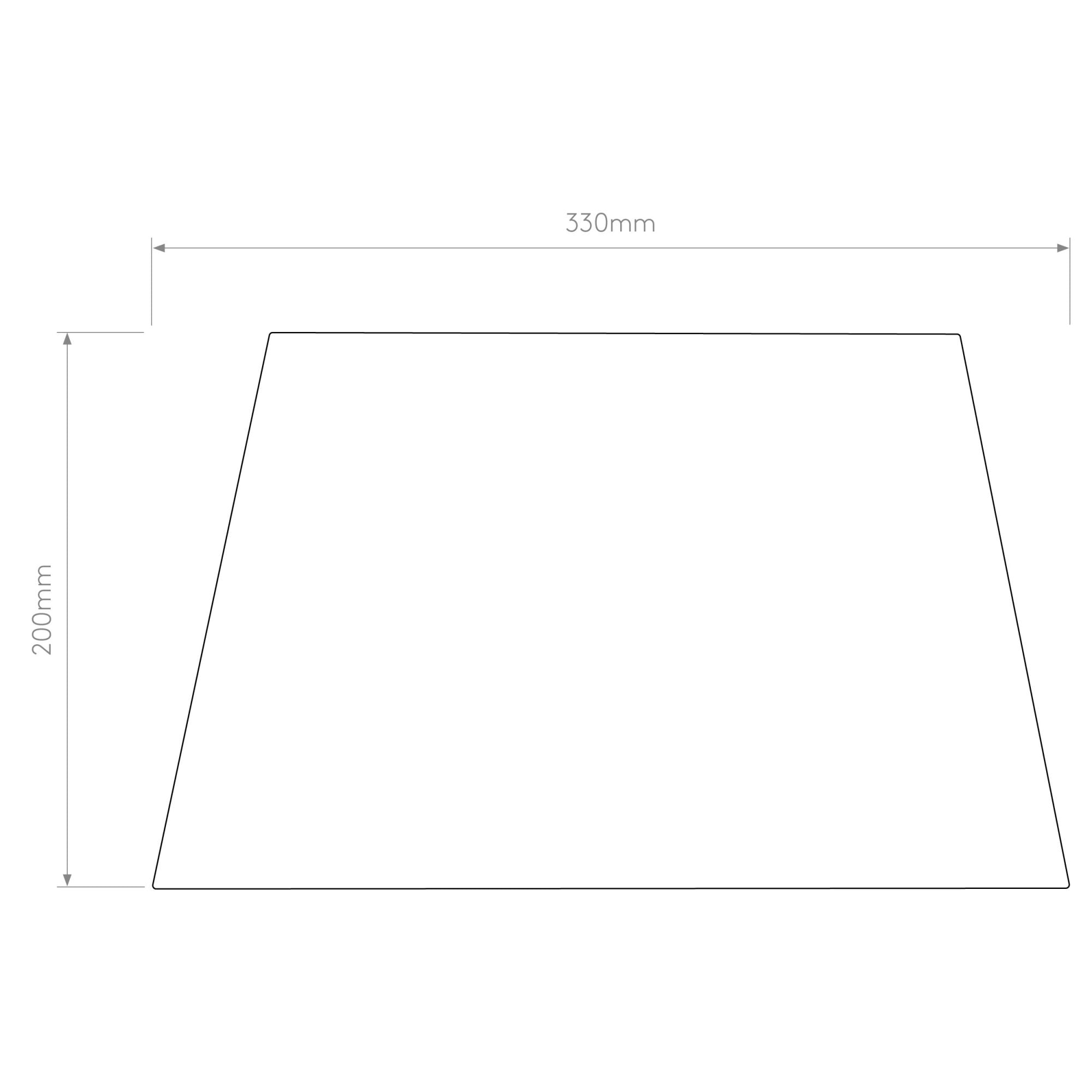 5047004 French Drum 330 Shade White Fabric (2 Pack)