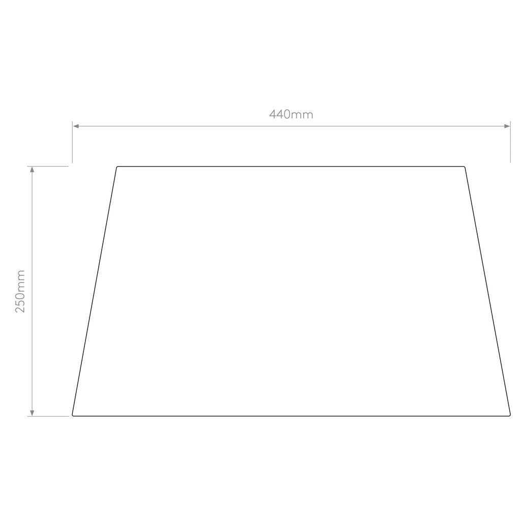 5047006 French Drum 440 Shade White Fabric (2 Pack)