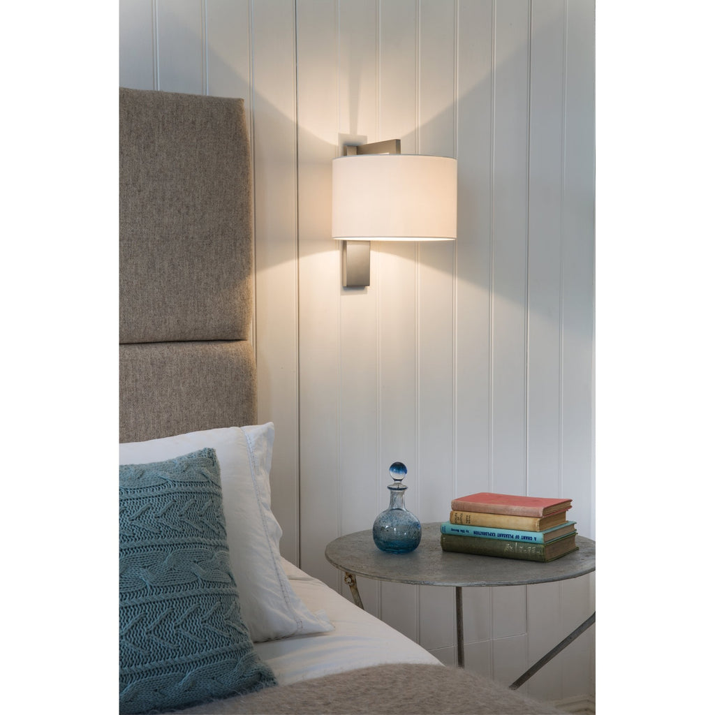 1222013 Ravello Wall Light Matt Nickel