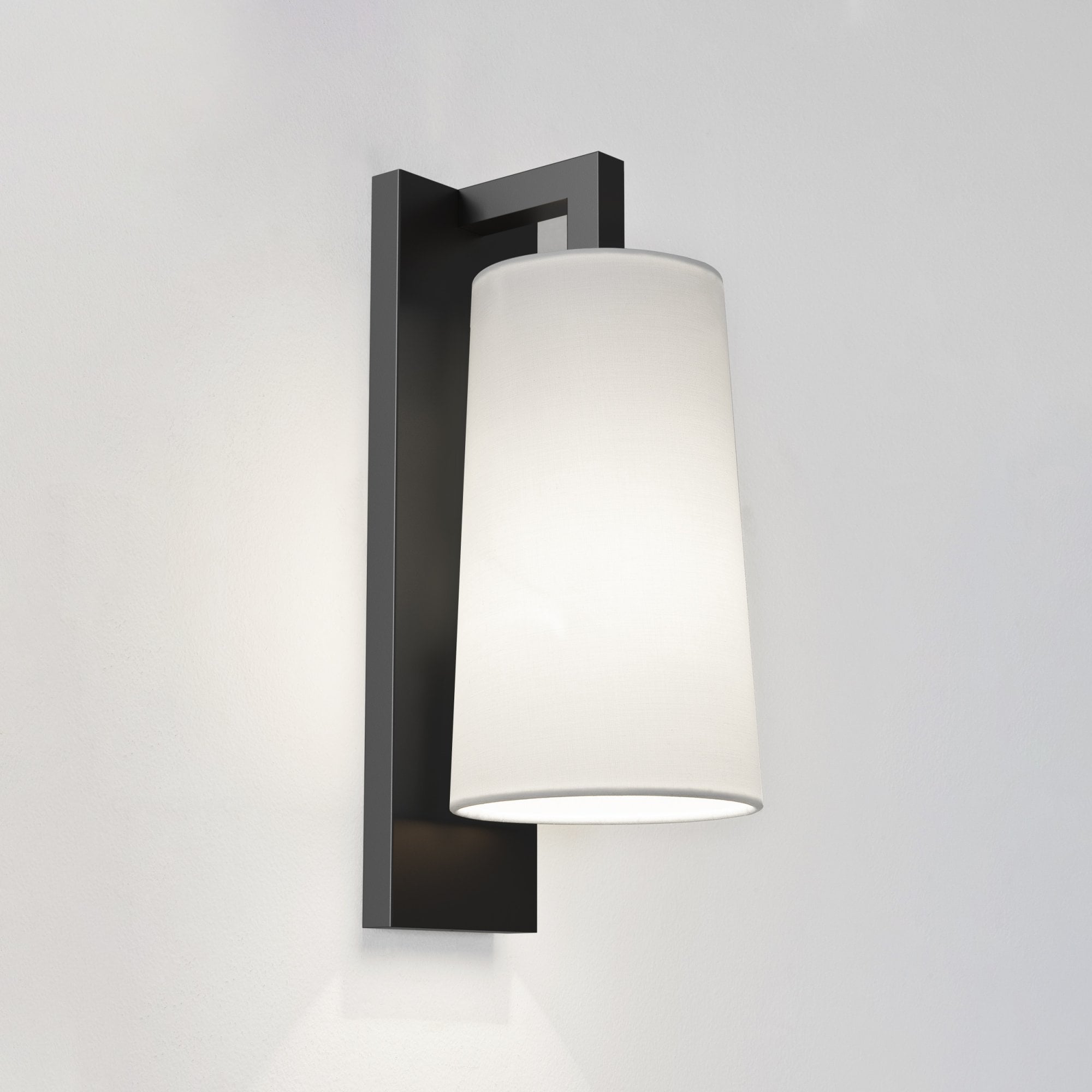 1297009 Lago 280 Bathroom Wall Light Matt Black