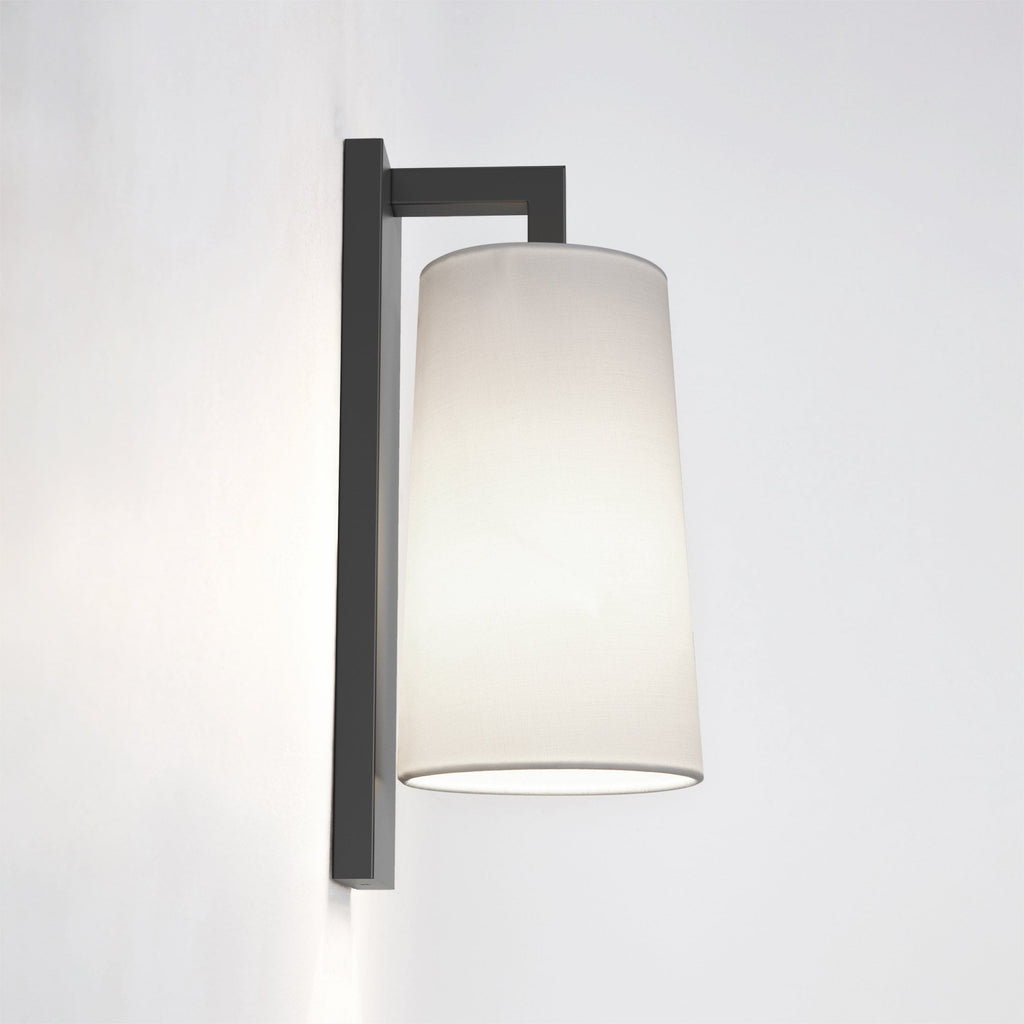 1297009 Lago 280 Bathroom Wall Light Matt Black
