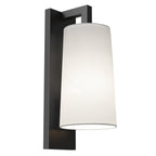 1297009 Lago 280 Bathroom Wall Light Matt Black