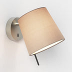 1394003 Mitsu Wall Light Matt Nickel