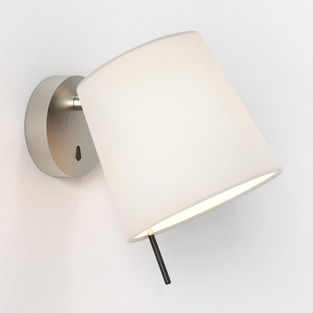 1394003 Mitsu Wall Light Matt Nickel