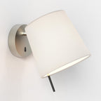 1394003 Mitsu Wall Light Matt Nickel