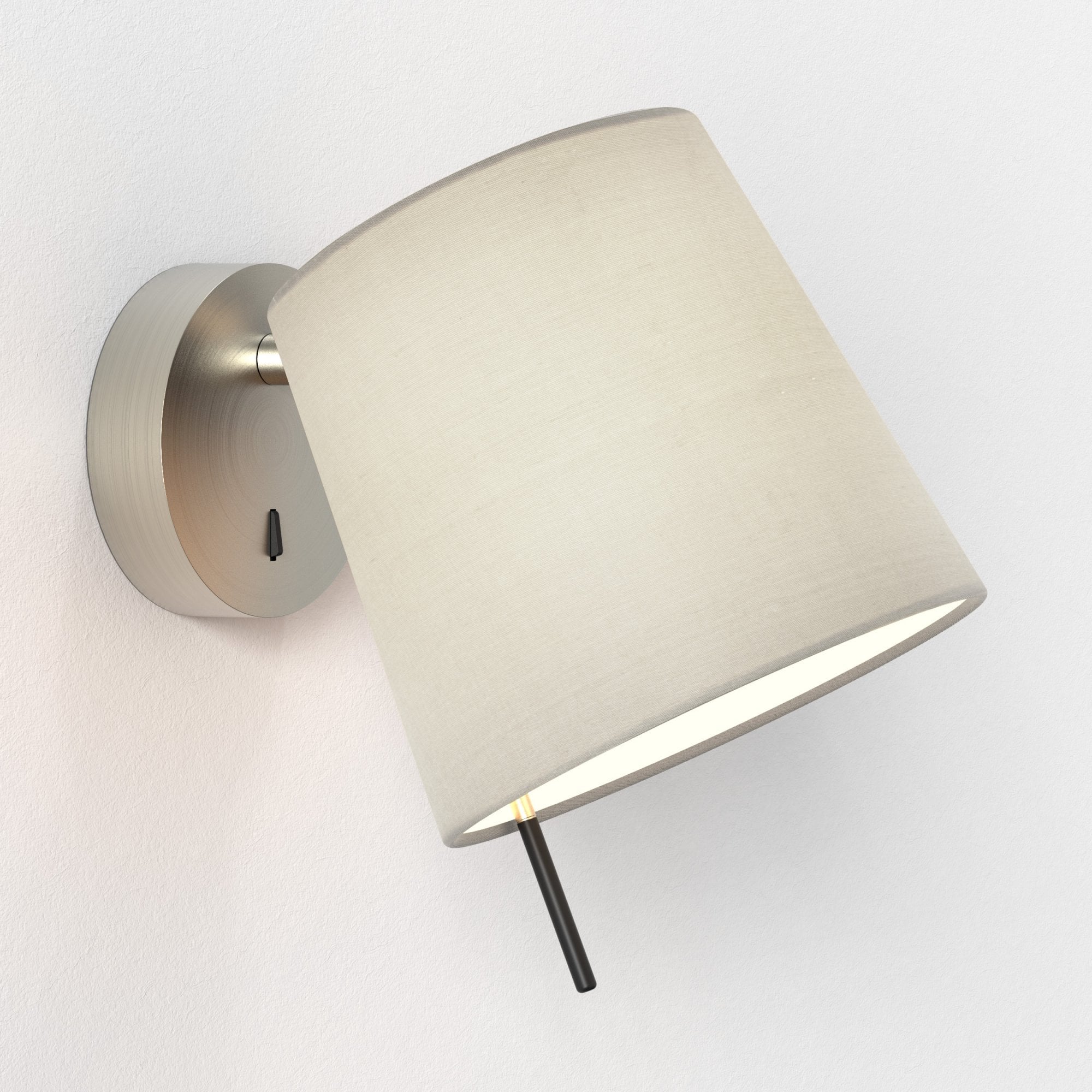 1394003 Mitsu Wall Light Matt Nickel