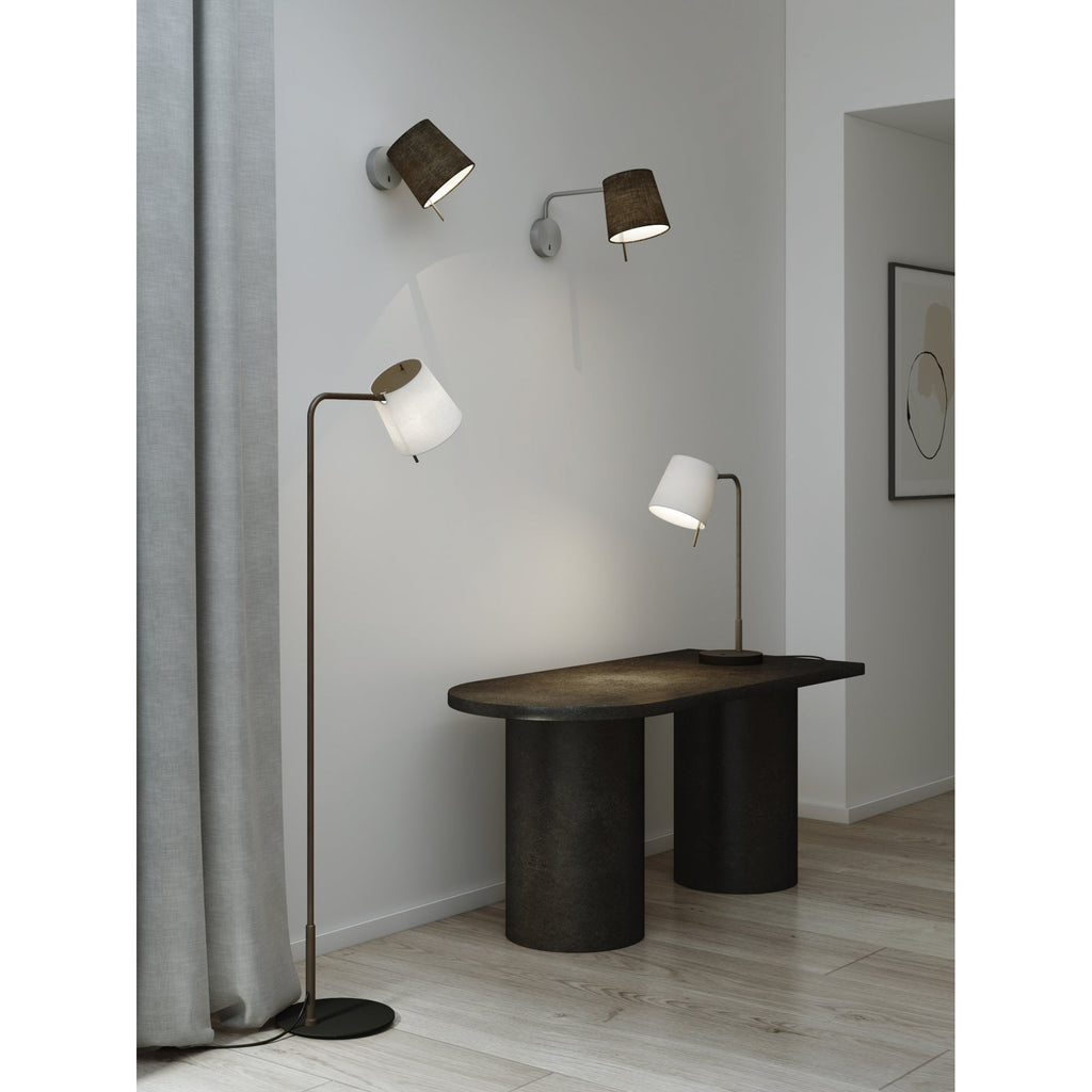 1394003 Mitsu Wall Light Matt Nickel