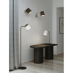 1394003 Mitsu Wall Light Matt Nickel