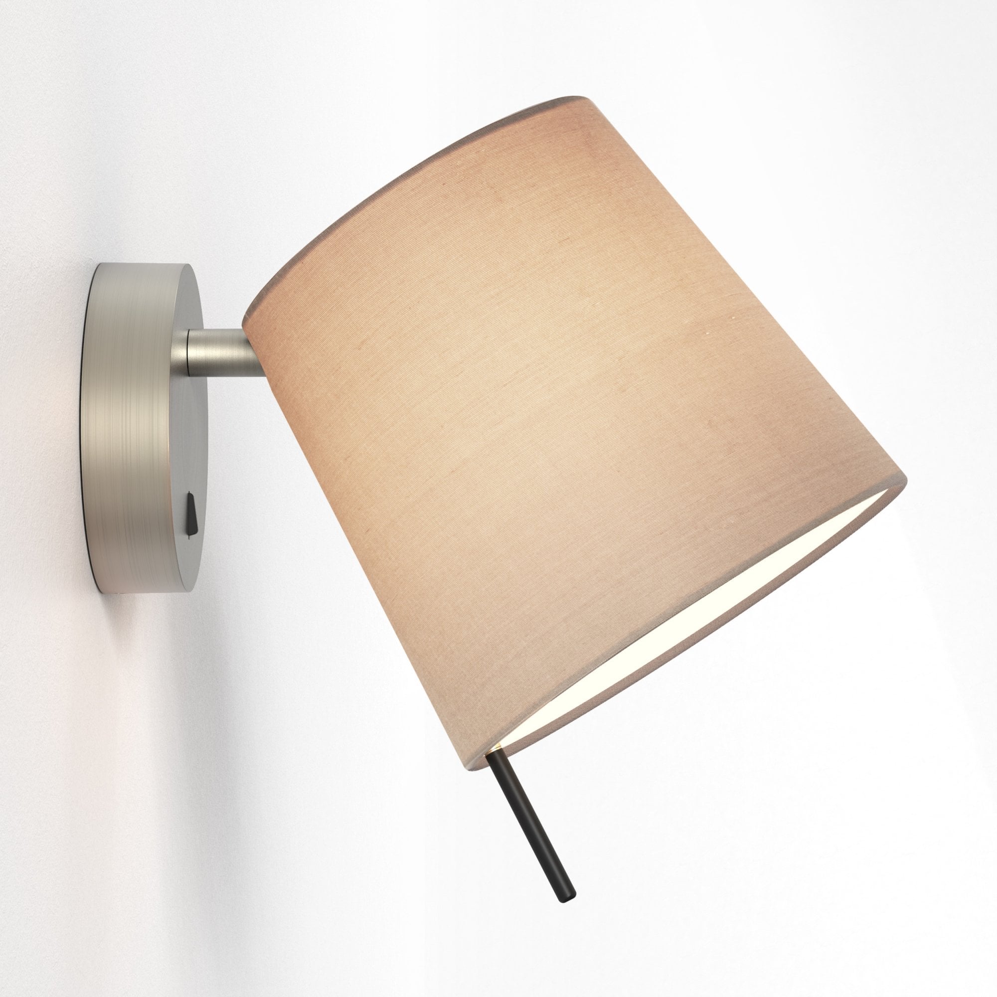 1394003 Mitsu Wall Light Matt Nickel