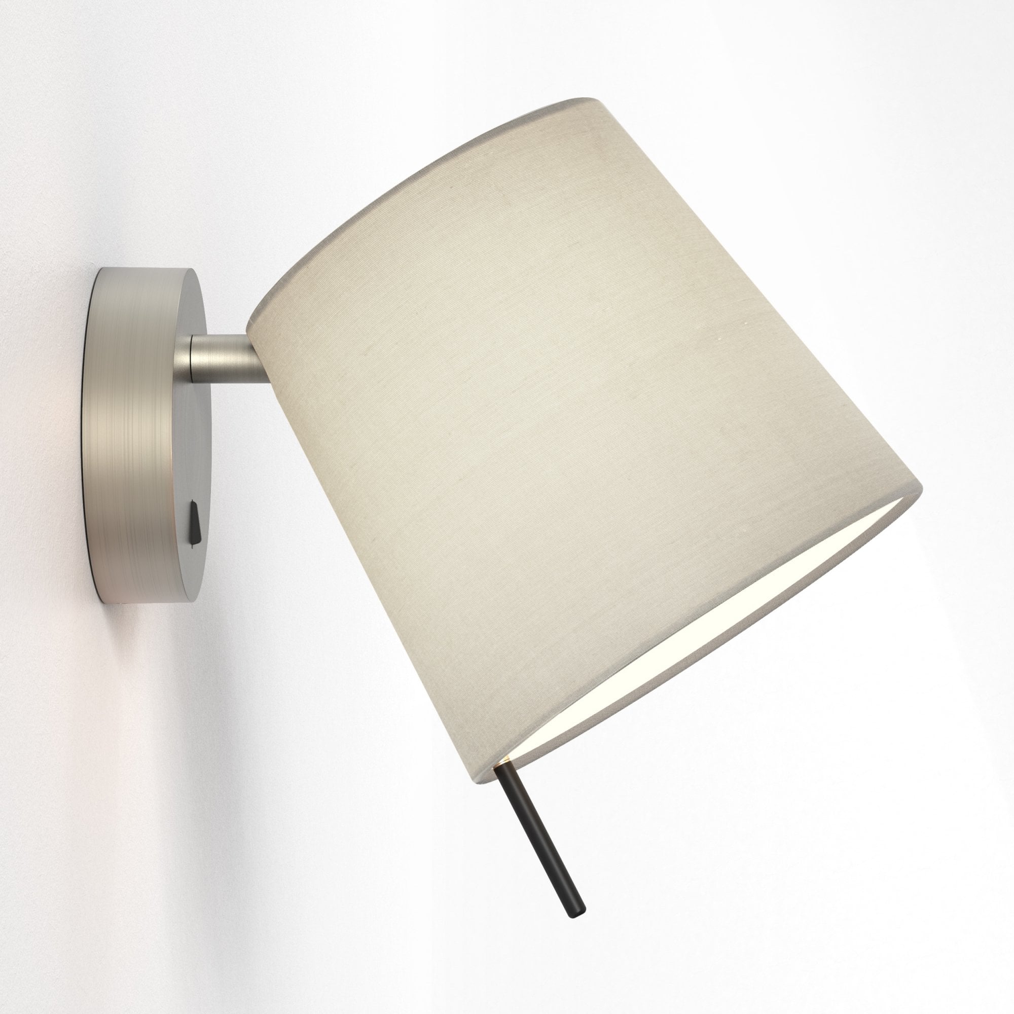 1394003 Mitsu Wall Light Matt Nickel