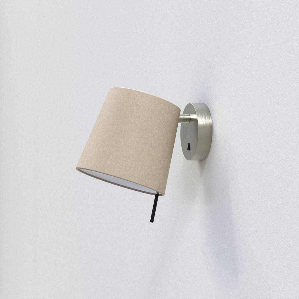 1394003 Mitsu Wall Light Matt Nickel