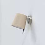 1394003 Mitsu Wall Light Matt Nickel