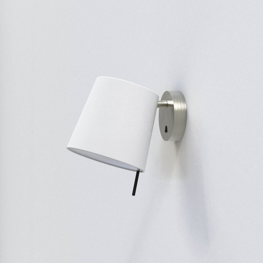 1394003 Mitsu Wall Light Matt Nickel