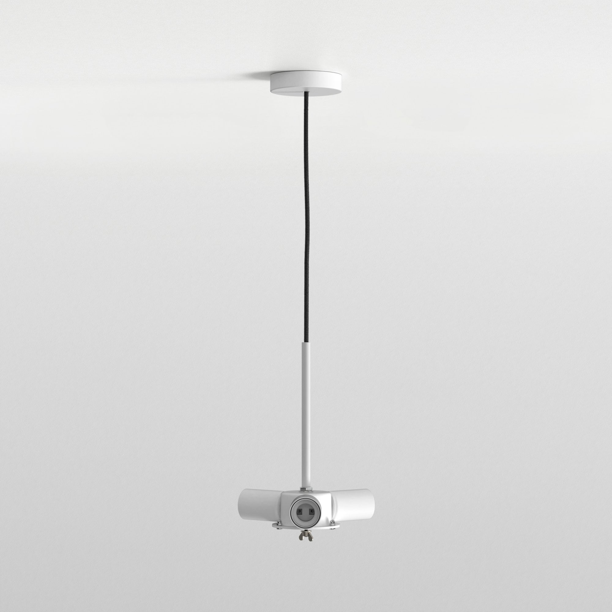 1421012 Cambria 3 Light Pendant Matt White