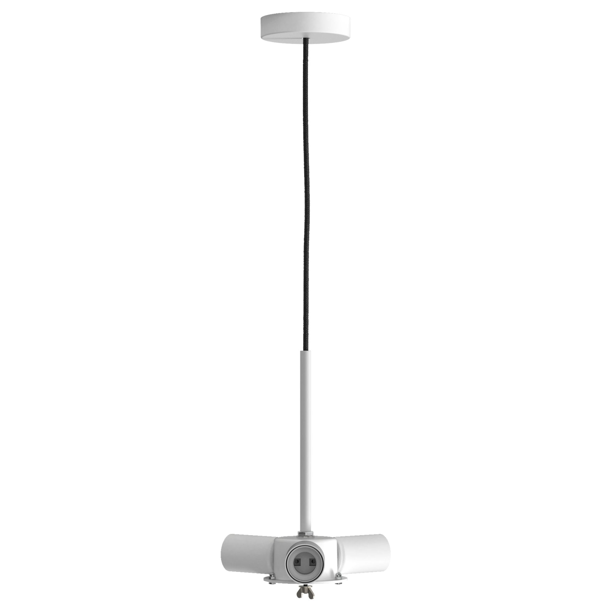 1421012 Cambria 3 Light Pendant Matt White