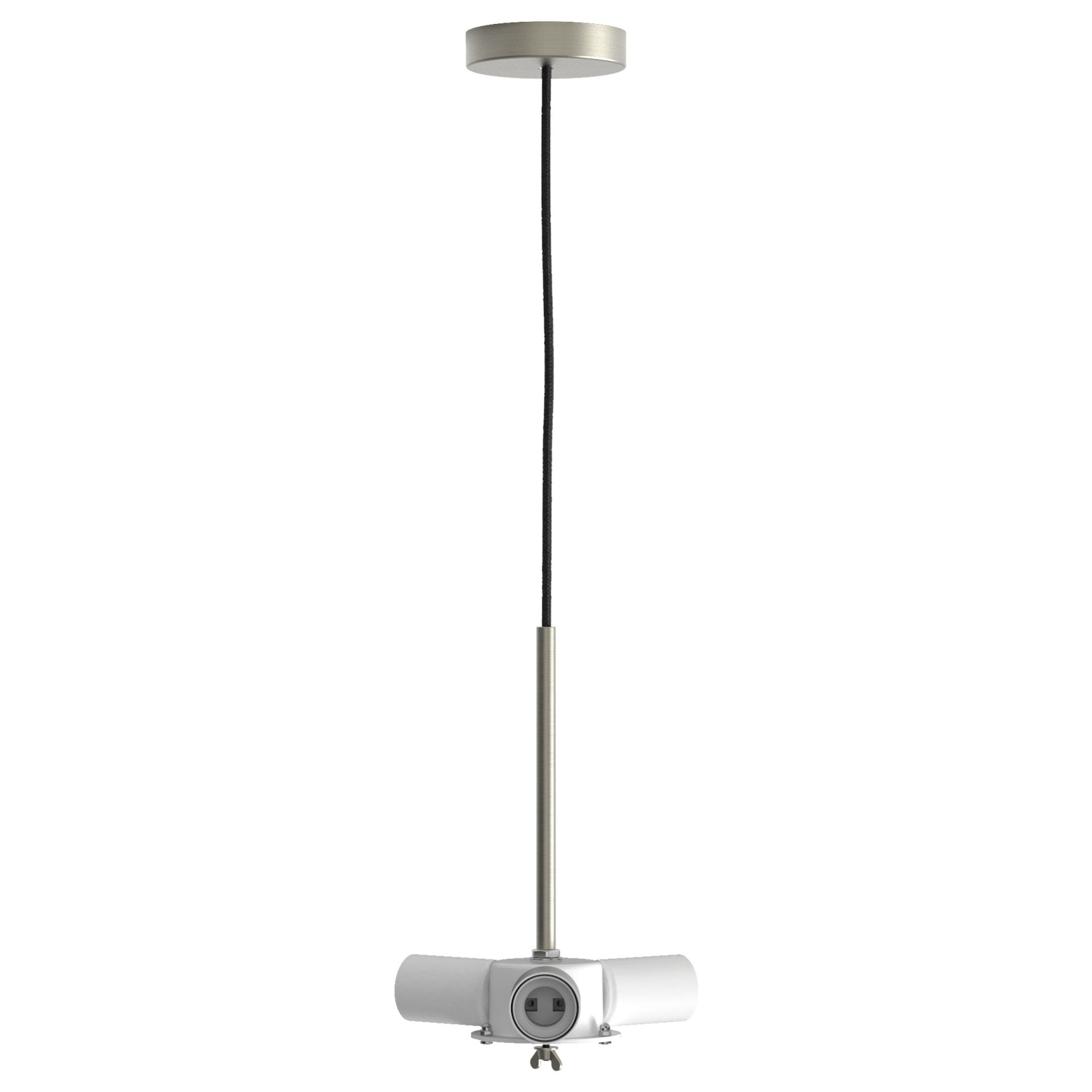 1421013 Cambria 3 Light Pendant Matt Nickel (S)