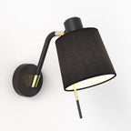 1441001 Edward Wall Light Matt Black