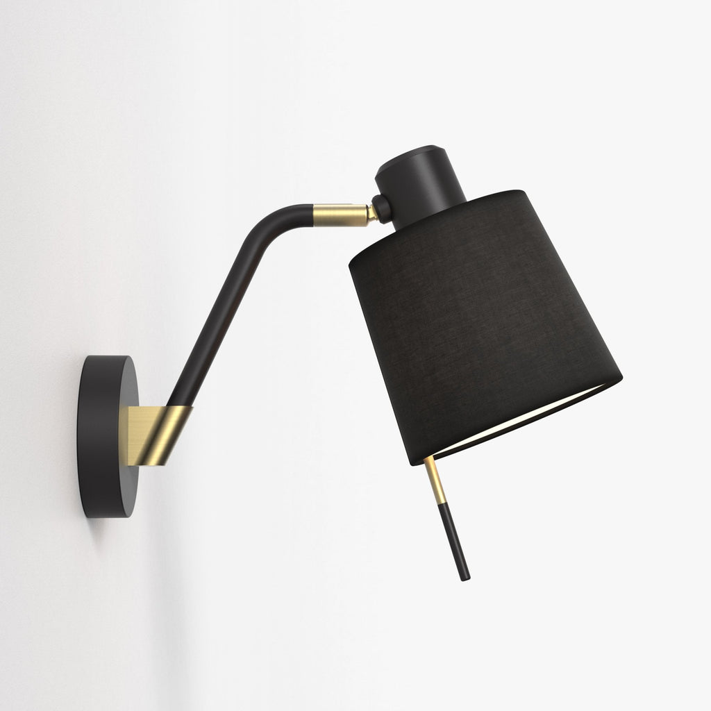 1441001 Edward Wall Light Matt Black