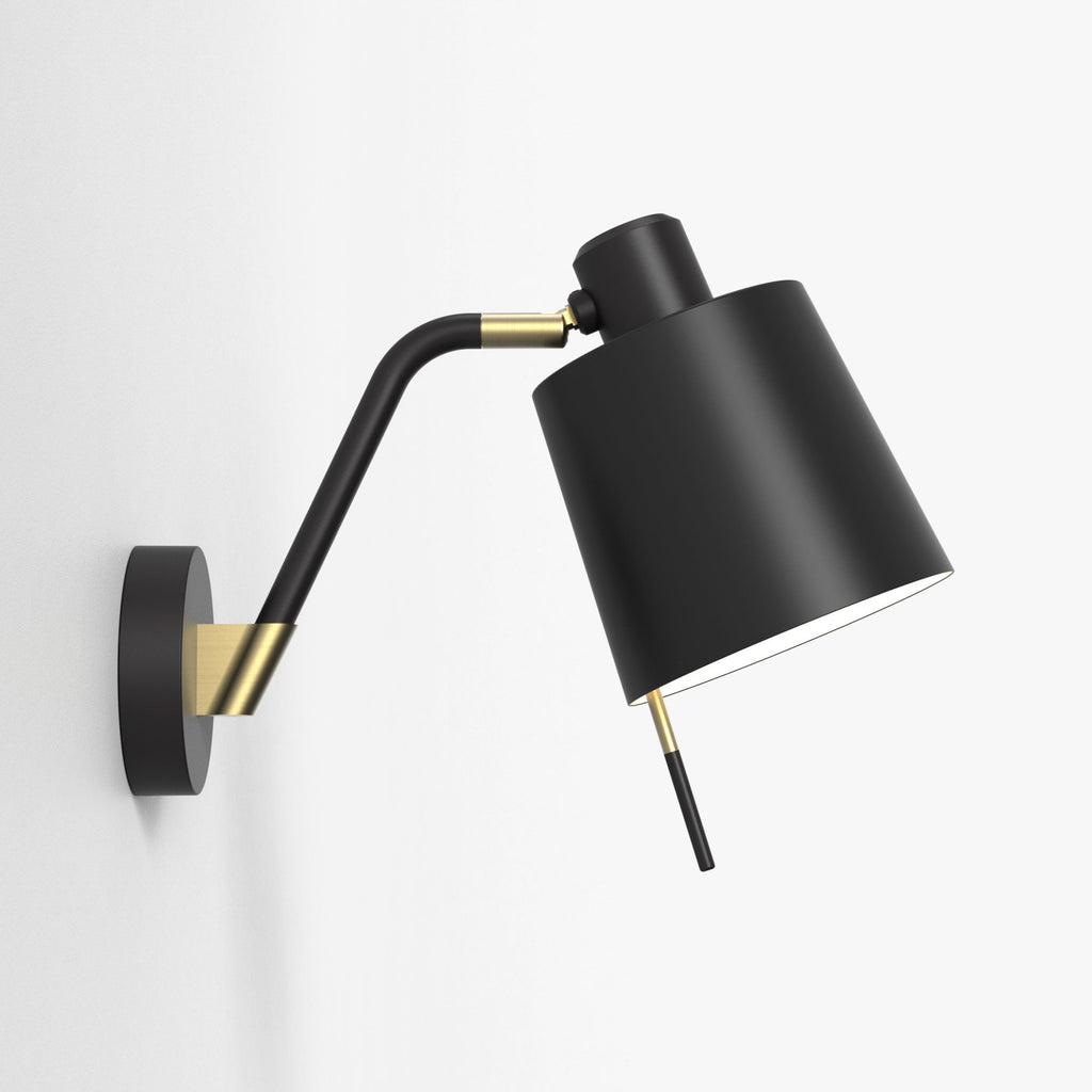 1441001 Edward Wall Light Matt Black