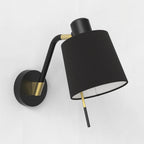 1441001 Edward Wall Light Matt Black