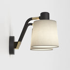 1441002 Edward Twin Wall Light Matt Black