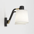 1441002 Edward Twin Wall Light Matt Black