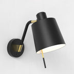 1441013 Edward Switched Wall Light Matt Black