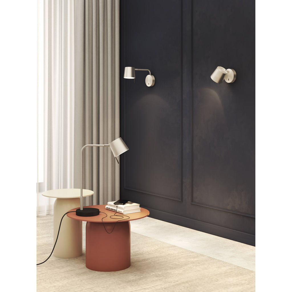 1444002 Miura LED Wall Light Matt Nickel