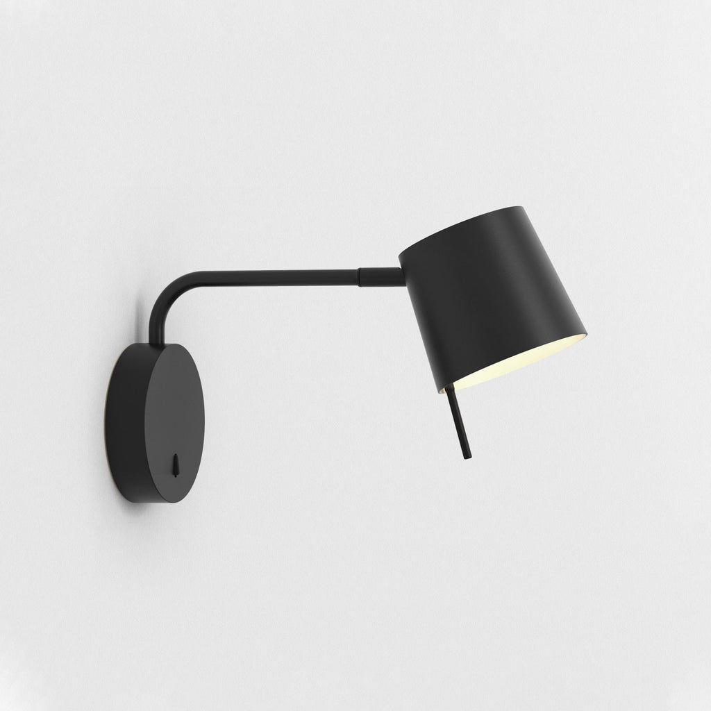 1444004 Miura Swing Arm LED Wall Light Matt Black