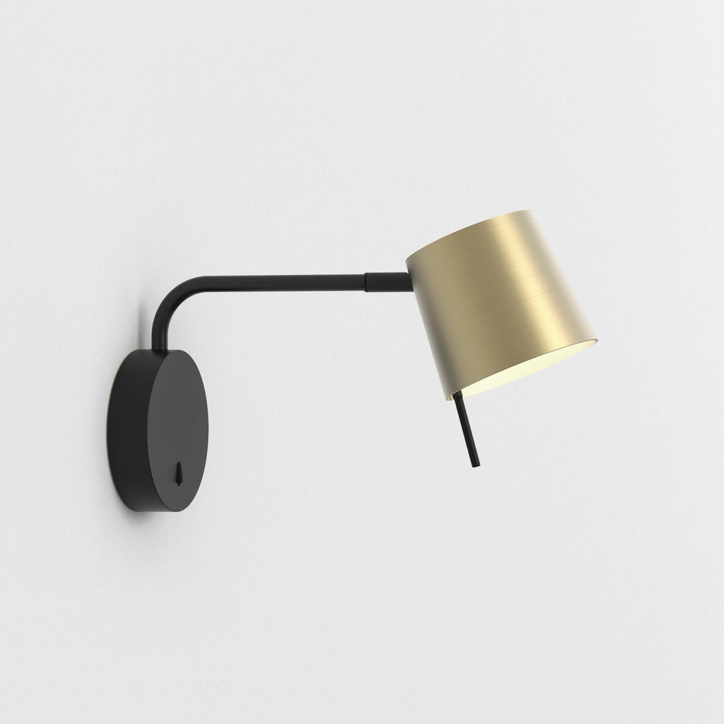 1444004 Miura Swing Arm LED Wall Light Matt Black