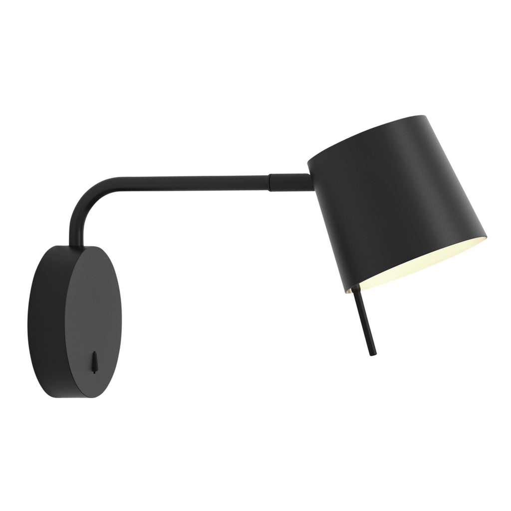 1444004 Miura Swing Arm LED Wall Light Matt Black