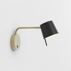 1444006 Miura Swing Arm LED Wall Light Matt Gold